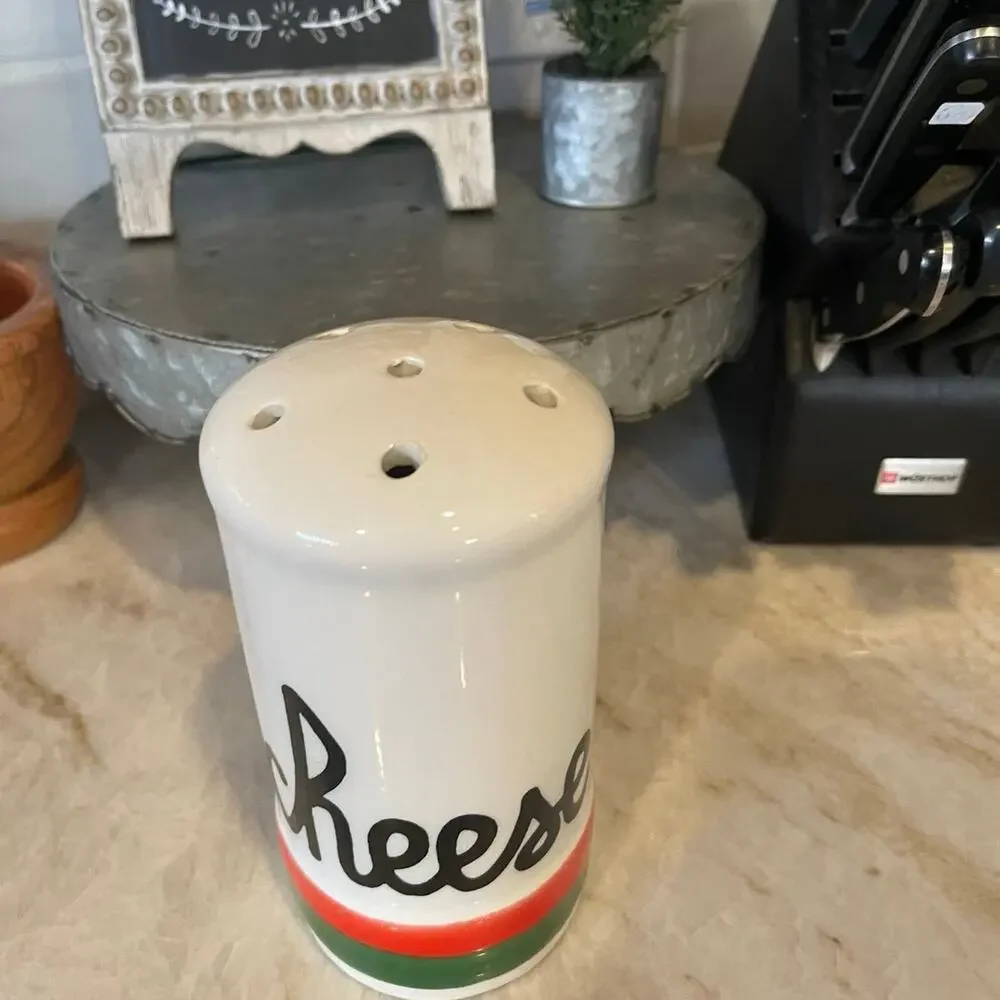 Vintage Ceramic Baldelli Italia Cheese Shaker Saks fifth avenue